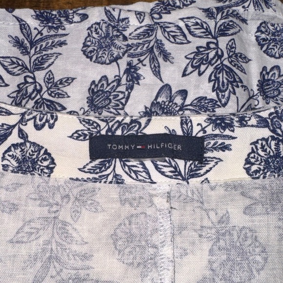 Tommy Hilfiger Blue and White Midi Dress - Picture 2 of 4